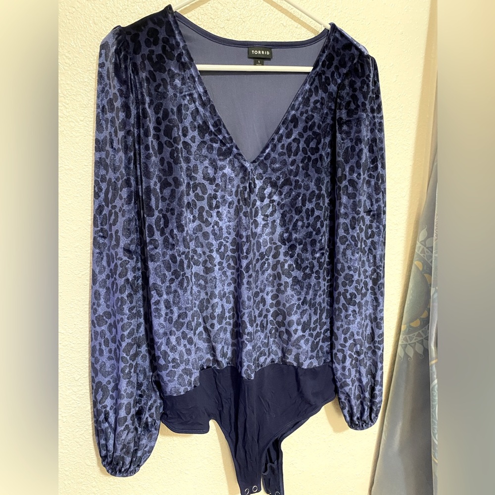 Velvet purple bodysuit